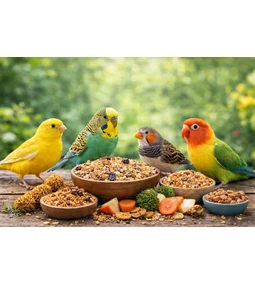 Madáreledel kis- és díszmadaraknak – mit mivel és miért etess?