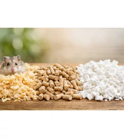 Milyen almot válassz rágcsálóknak? Forgács, pellet vagy papíralom