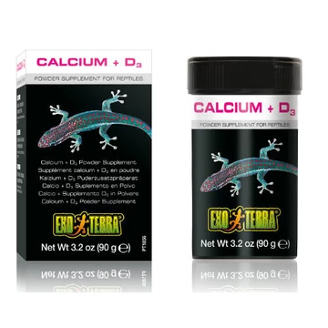 Hagen Exo Terra - Táplálékkiegészítő hüllők részére (kálcium és D3 vitamin) 90g