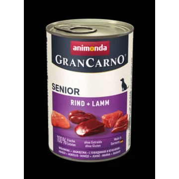 Animonda GranCarno Senior (borjú,bárány) konzerv - Idős kutyák részére (400g)