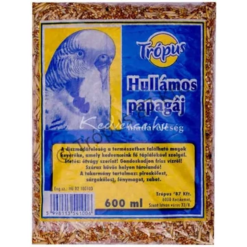 Trópus Z mag 600ml Hullámospapagáj