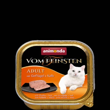Animonda Vom Feinsten Adult (baromfi,borjú) alutálkás - Felnőtt macskák részére (100g)