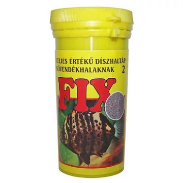 Fix 2 - teljesértékű díszhaltáp (sárga) növendék halak részére (50ml) csak gyűjtőre 10db/#