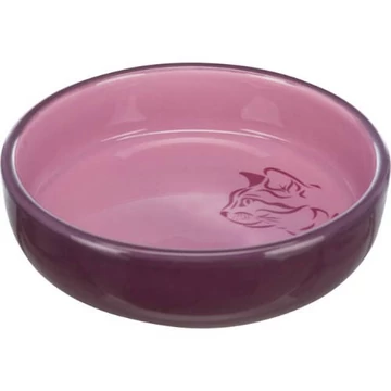 Trixie Ceramic Bowl - kerámia tál (4 féle színben) rövid orrú macskák részére (0,3l /Ø15cm)