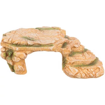 KT25.Trixie Rock plateau with cave - bújó (műanyag, szikla) hüllők részére (25x8x18cm)