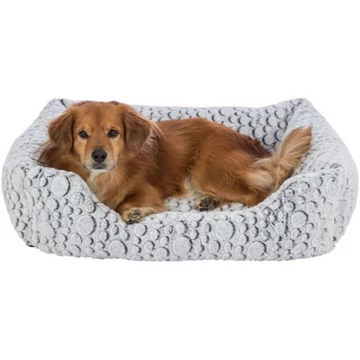 KT25.Trixie Mila Bed - szögletes,peremes fekhely (fehér/szürke) kutyák részére (50x40cm)