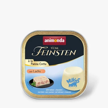 Animonda Vom Feinsten Adult à la Panna Cotta mit Lachs - nedvestáp (lazac, főzött tejszínnel) macskák részére (100g)