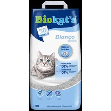 Gimpet Biokats Bianco Classic Extra - csomósodó macskaalom  (10kg)