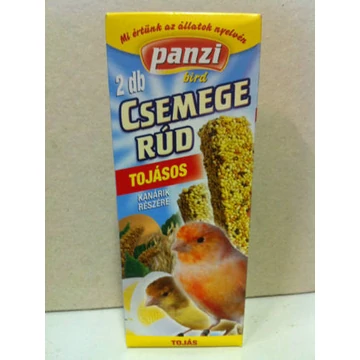 Panzi Csemege Rúd Kanárik részére tojással (2db)
