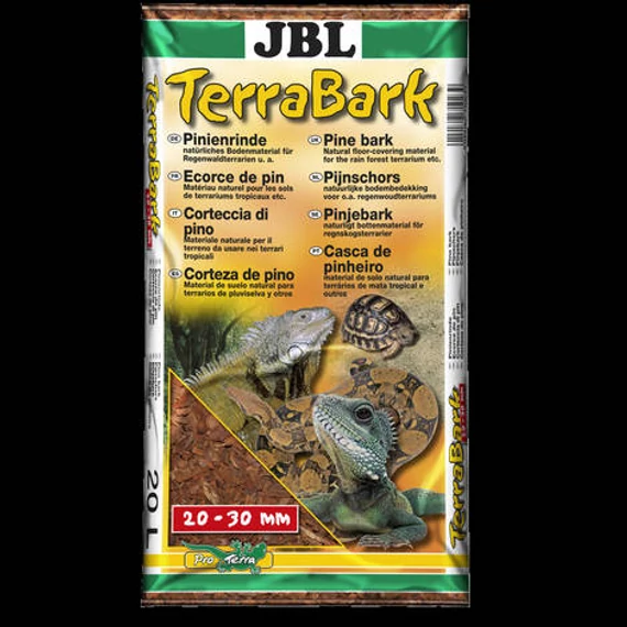 JBL TerraBark - talajszubsztrát erdei és esőerdei terráriumokhoz (20-30mm) 20liter