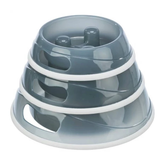 Trixie Slow Feeding Plastic Bowl - evéslassító tál (többféle színben) kutyák részére (0,45l/Ø20cm)