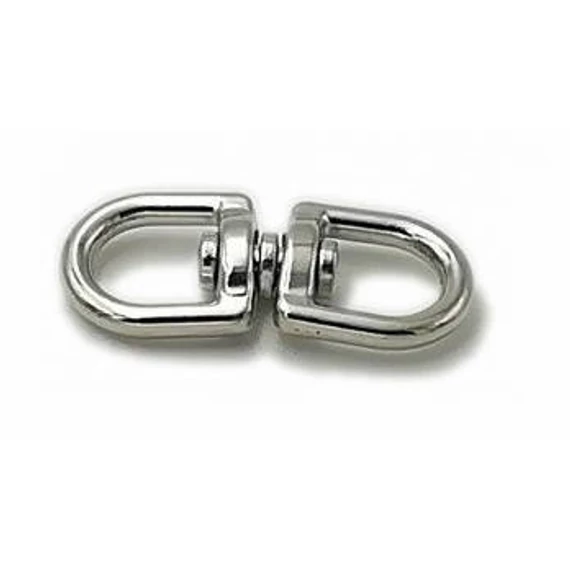KARABINER FORGÓ összekötő 13*13mm (5cm) I.