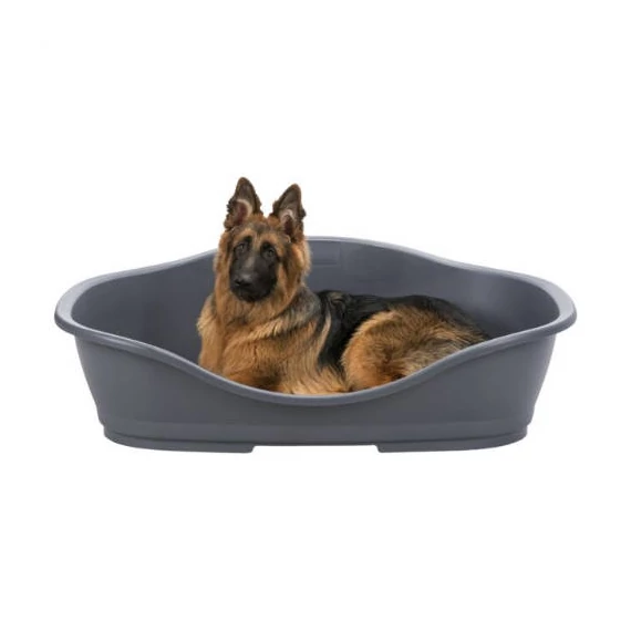 Trixie Plastic Bed Sleeper - műanyag fekhely (sötétszürke) kutyák részére  (56x41cm)