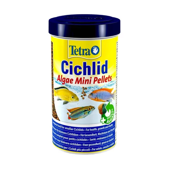 Tetra Cichlid Algae Mini Pellets - Díszhaltáp sügér és diszkoszhalak részére (500ml)