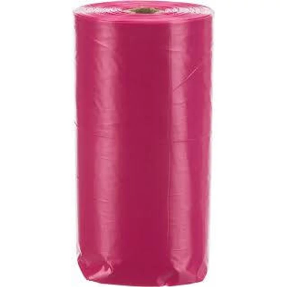 Trixie Poop Bags with Scent - kutyapiszokzacskó (illatosított, műanyag, pink színben) 20db/rolni/4db/csomag