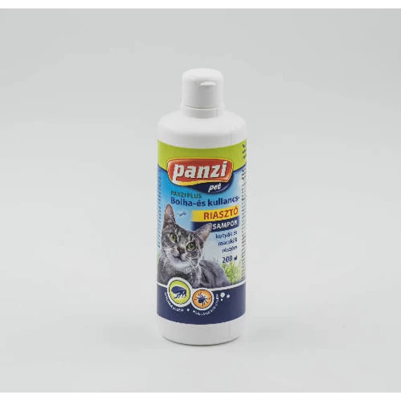 Panzi Sampon Bolha- és Kullancs riasztó macskák részére (200ml)