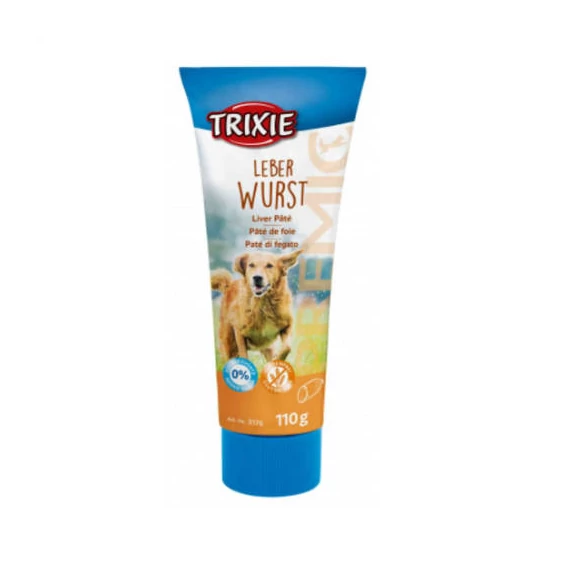 Trixie Premio Leber Wurst -  jutalomfalat krém (májas) kutyák részére (110g)