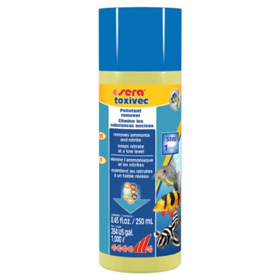 Sera Toxivec - vízelőkészítés és gondozás díszhalak részére (250ml)