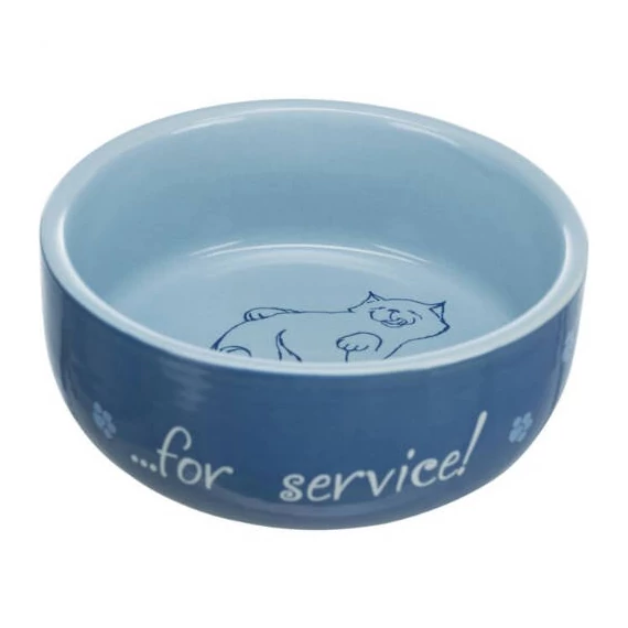 Trixie Ceramic Bowl - kerámia tál (színes) macskák részére (0,3l /Ø11cm)