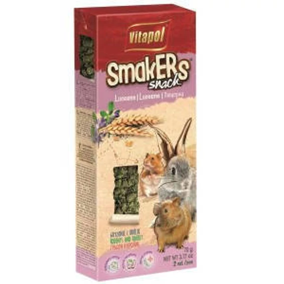 Vitapol Smakers rúd (lucerna) - prémium duplarúd - rágcsálók és nyulak részére (90g)