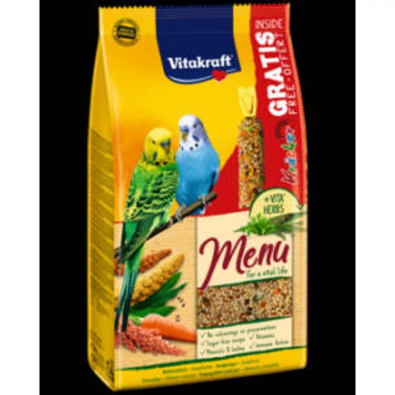 Vitakraft Menu (Hullámos papagáj) - teljes értékű eledel (1kg)