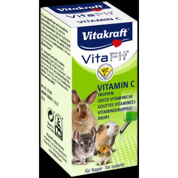 Vitakraft VitaFit C-vitamin csepp - kiegészítő eleség rágcsálóknak (10ml)