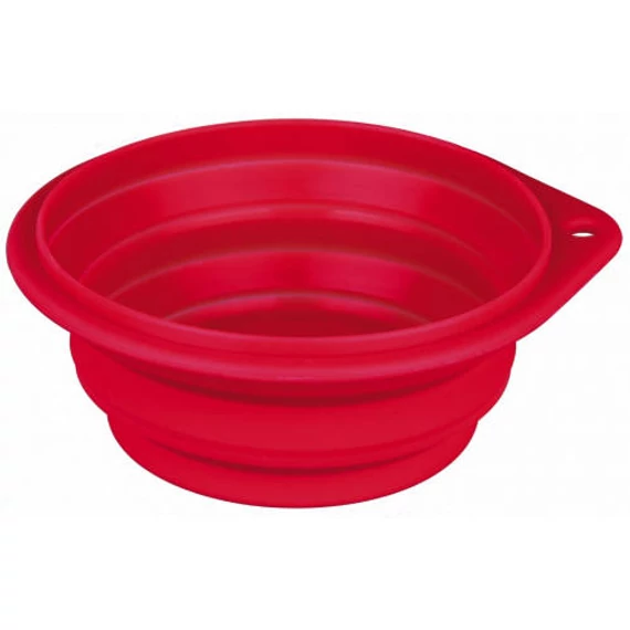 Trixie Travel Bowl - összecsukható, utazó tál (szilikon) kutyák részére (0,25l/Ø11cm)