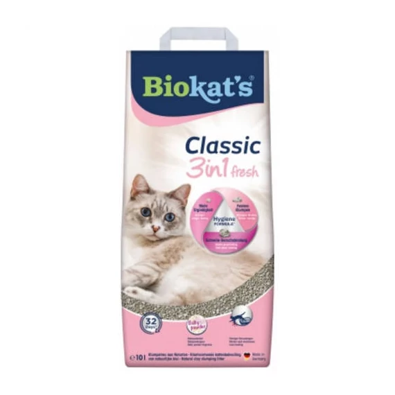 GIMCAT BIOKATS CLASSIC FRESH B.PÚDER 10L