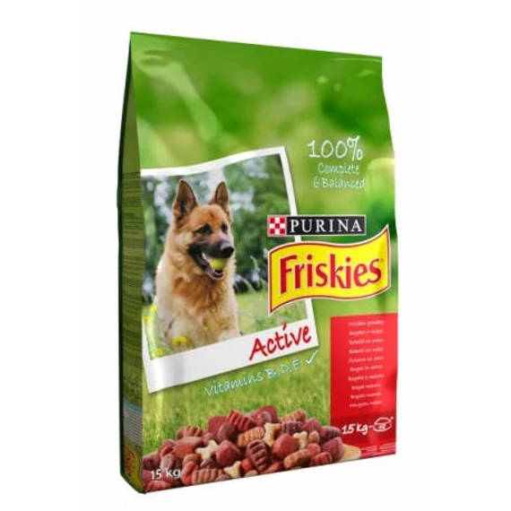 Friskies Adult - Active (Marha) - Szárazeledel (15kg)