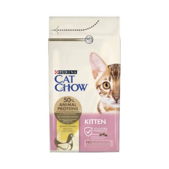 Purina Cat Chow  Kitten - Szárazeledel (csirke) kölyökmacskák részére (15kg)