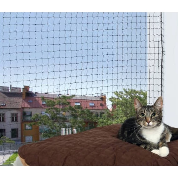 Trixie védőháló ablakra, fekete, 2x1,5m