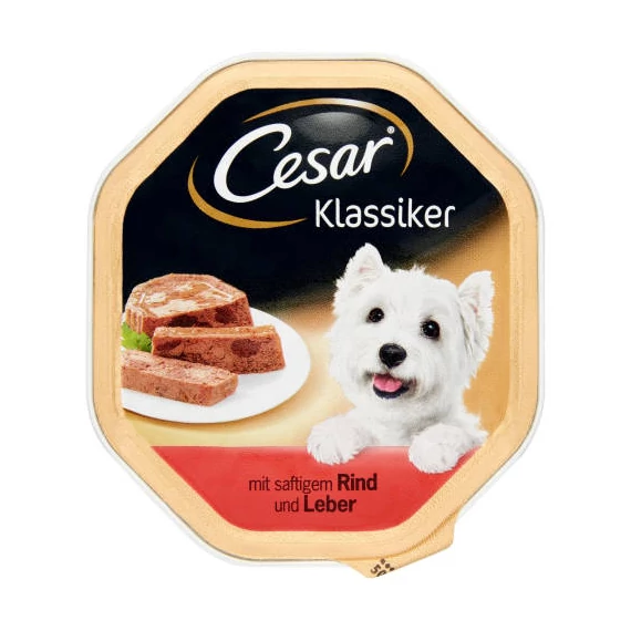 Cesar Adult alutálkás eledel - marhahús/májjal  (150g)