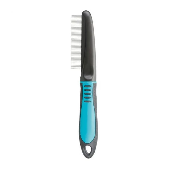 Trixie Coat Untangler, fine teeth - fésű (sűrű fogazat,kék) kutyák és macskák részére (22cm)