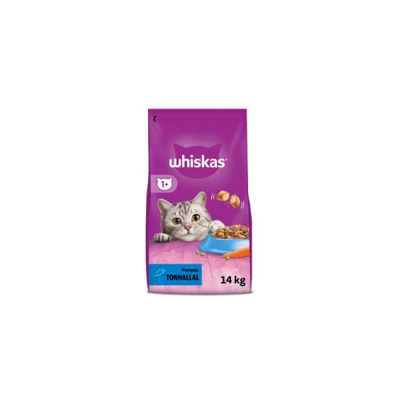 Whiskas Adult Tuna - Szárazeledel (tonhallal) felnőtt macskák részére (14kg)
