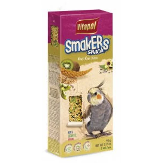 Vitapol Smakers rúd (kiwi) - prémium duplarúd - nimfa papagáj részére (90g)