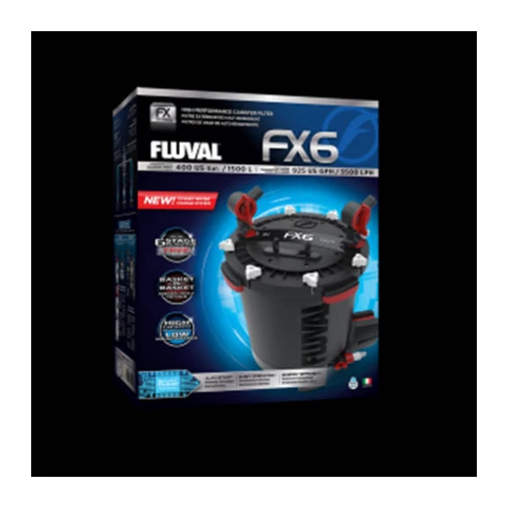 Fluval FX6 High Performance Canister Filter - külső szűrő (1500 literes) akváriumokhoz