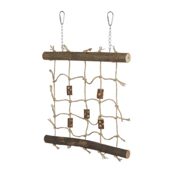 Trixie Rope Climbing Wall - játék (mászófal) díszmadarak részére (27x24cm)