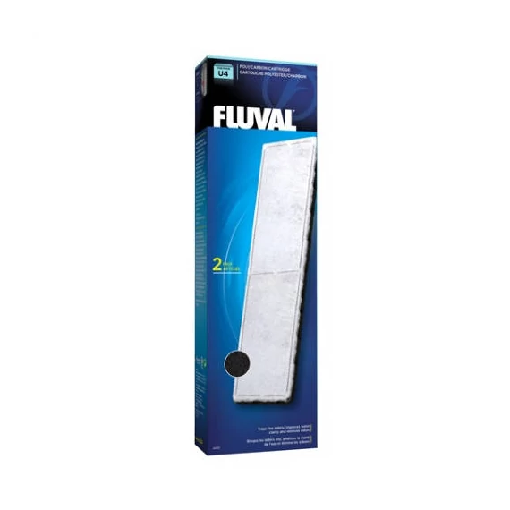 FLUVAL "U4" Poly/Carbon Cartridge - szűrőbetét (Fluval U4 belső szűrőhöz) 2db