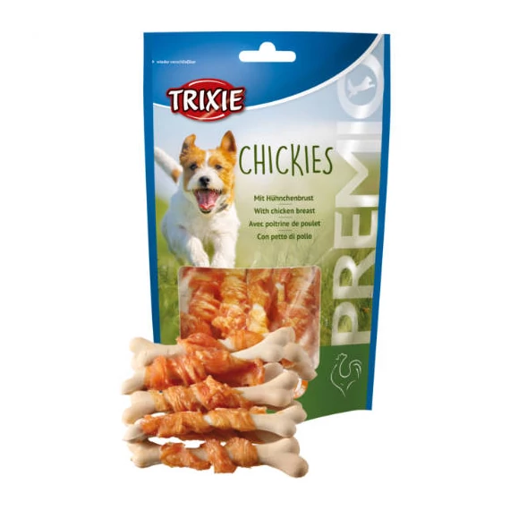Trixie Premio bones wrapped in chicken breast - jutalomfalat (csirke) kutyák részére (100g)
