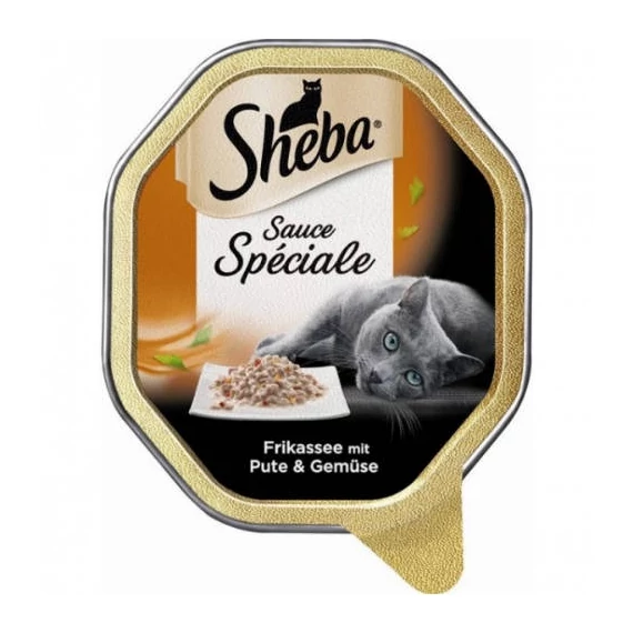 Sheba Adult Alutálcás - Pulykaragú zöldséggel pástétom (85g)