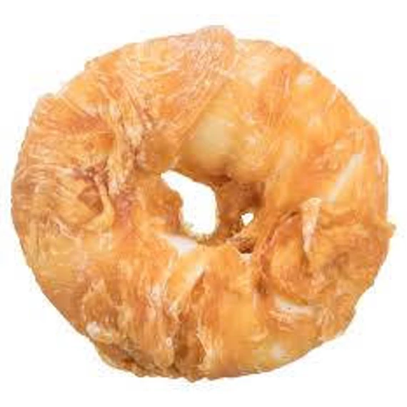 Trixie Denta Fun Chicken Chewing Rings - jutalomfalat (csirke,marhabőr) Ø10cm (110g)