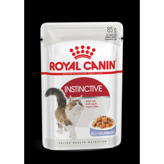 Royal Canin Feline Adult (Instictive Jelly) - alutasakos (hús, kocsonya) eledel macskák részére (85g)