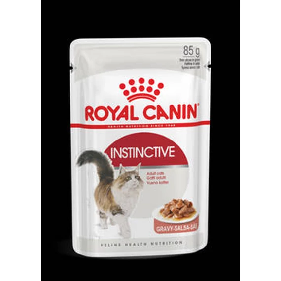 Royal Canin Feline Adult (Instictive Gravy) - alutasakos (hús,pecsenyelé) eledel macskák részére (85g)