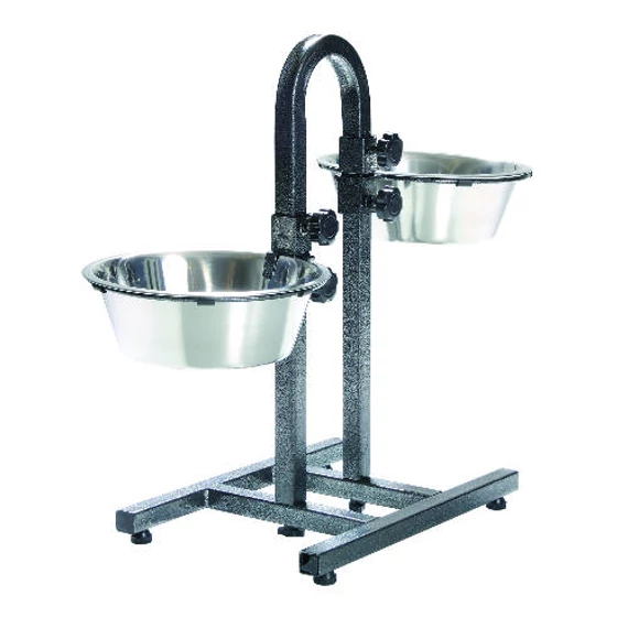trixie 2497 Dog Bar dupla fémtál állvánnyal, 2x2,8L/24cm
