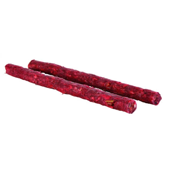 KT25.Tixie Chewing Rolls - jutalomfalat (piros, rágóropi) 12cm (Ø9-10mm/100g)