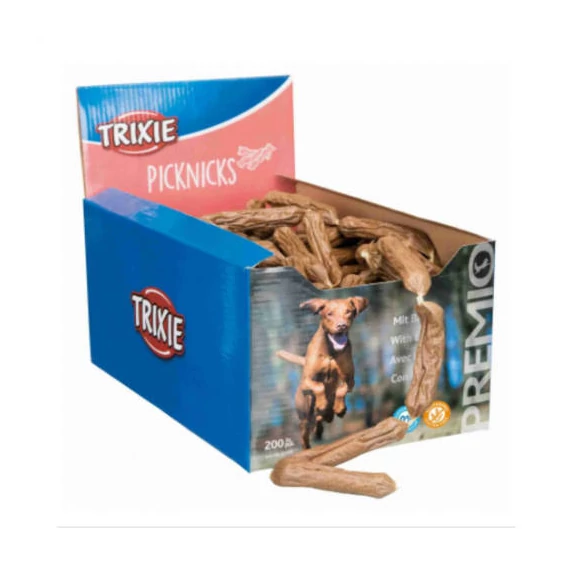 Trixie PREMIO Picknicks - jutalomfalat (bacon) kolbász (8cm) 8g/200db- (csak gyűjtőre/200db)
