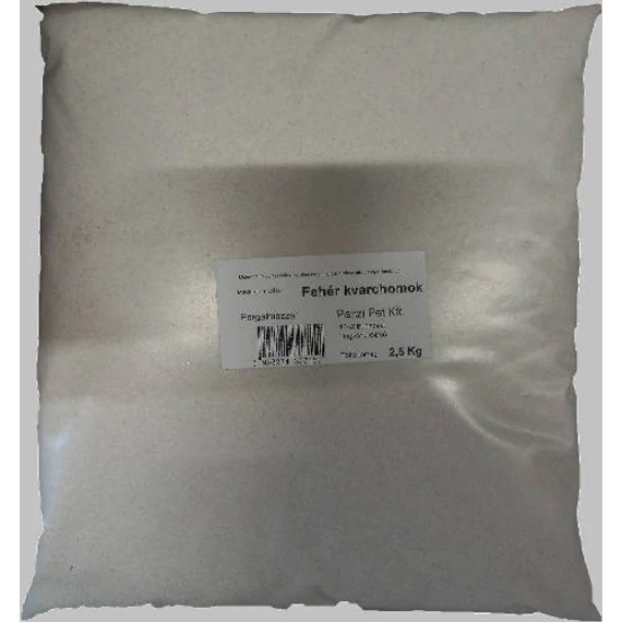 Panzi kvarchomok  (fehér) díszmadarak részére (2,5kg)