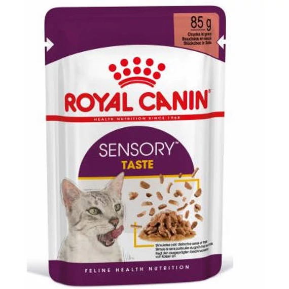 Royal Canin Feline Adult (Sensory Taste) - alutasakos (falatkák,pecsenyelé) eledel macskák részére (85g)