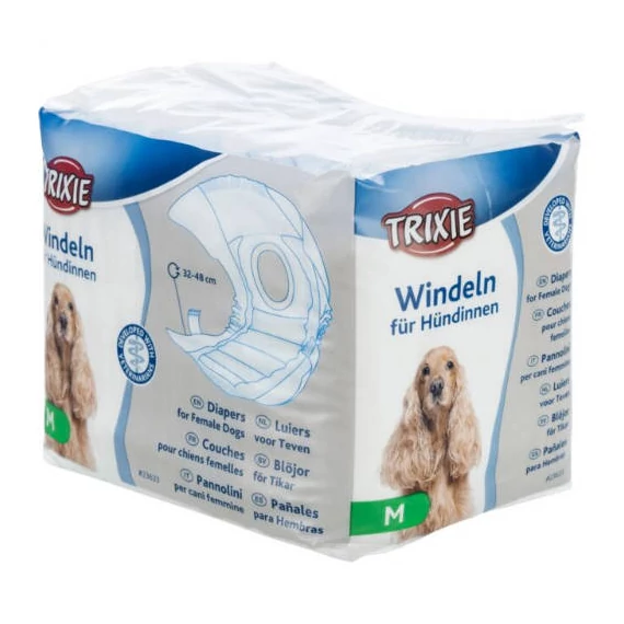 Trixie Diapers for Female Dogs - pelenka nőstény kutyák részére (M/12db)