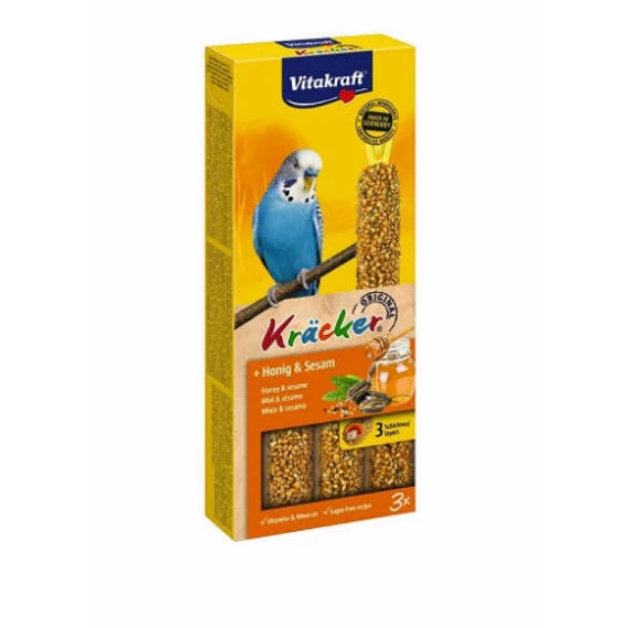 Vitakraft rúd 90g hullámos (méz,szezámmag)